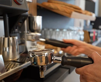 S'Platzl Cafe Landeck Kaffeemaschine